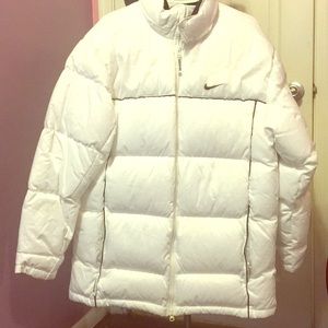 Nike Women’s White Down Feather Jacket